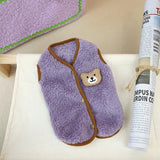 Cute Bear Pattern Pet Clothes for Small & Medium Dogs