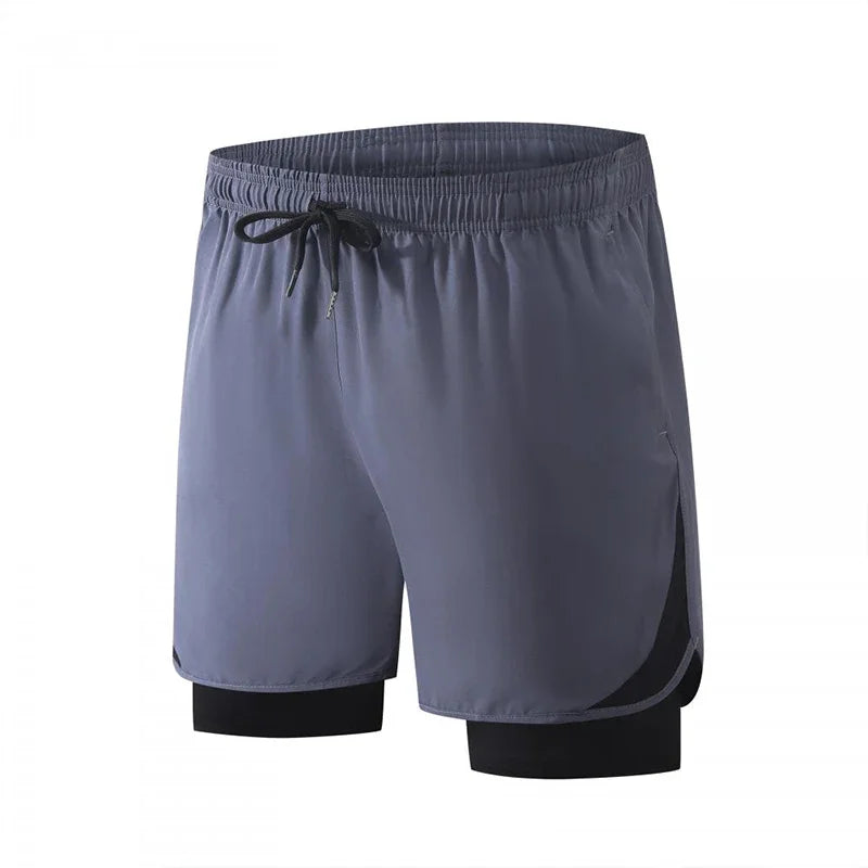 2 in 1 Men Quick Dry Shorts