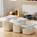 Large Capacity Rice Storage Box with Lid – Airtight, Transparent, Moisture-Proof & Insect-Proof Storage Container