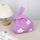 Handmade Knit Handbag - Mini Shoulder Bag