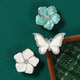 Novelty Butterfly/Flower Dresser Knobs