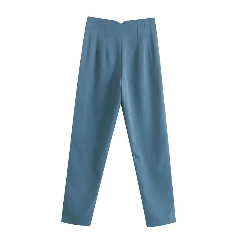 Women's High Waisted Casual Dress Trousers