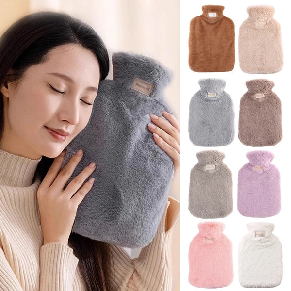 2000ml Hot Water Bag with Plush Cover