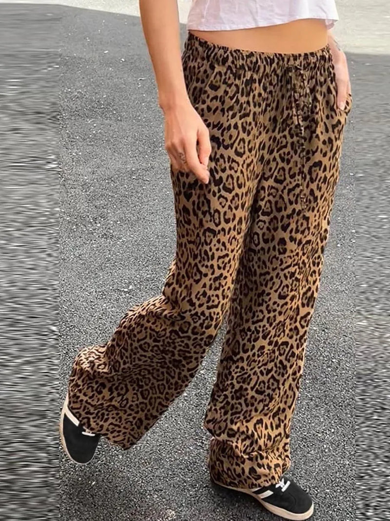 Leopard Print Pajama Pants