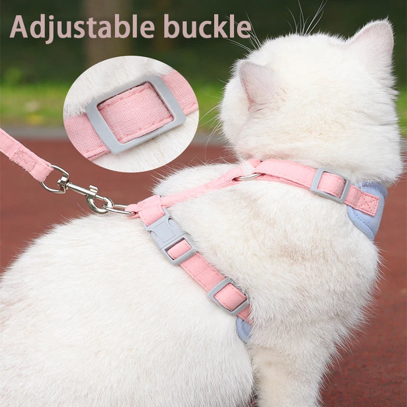 Adjustable Cat/Puppy Harness Vest