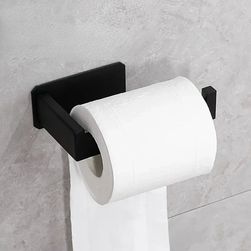 Stainless Steel Toilet Roll Holder - Self-Adhesive