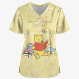 Winnie the Pooh 3D Scrub Tops