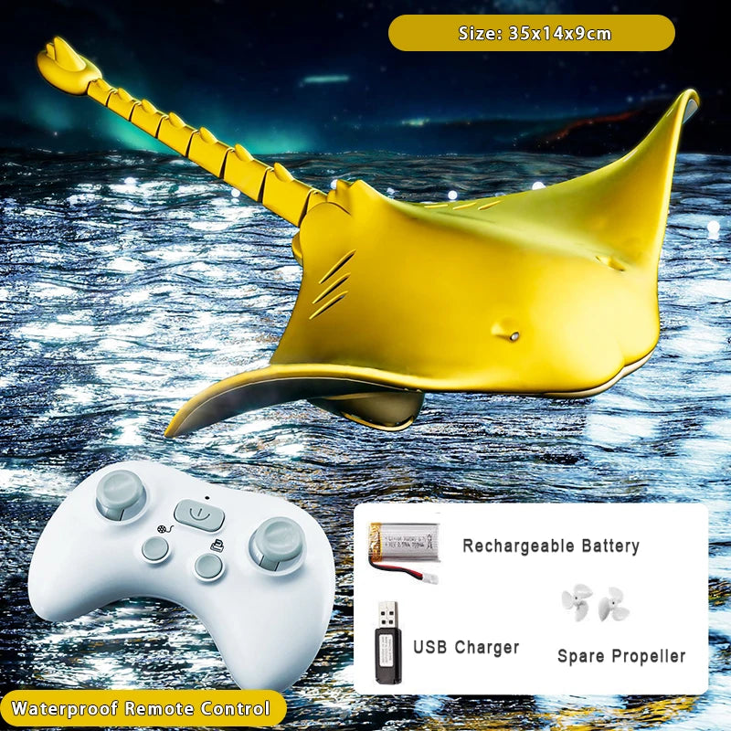 Robot Whale Shark Toy  - Remote Control Swimming Shark