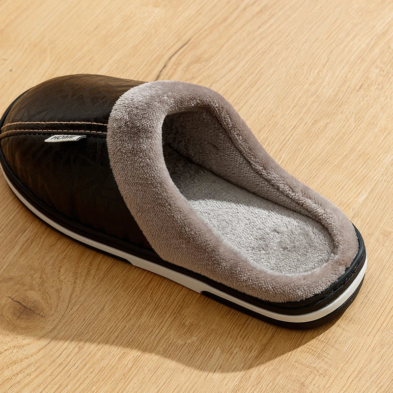 Anti-Slip Comfy Indoor Winter Warm Soft Cotton Plush Shoes