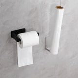 Stainless Steel Toilet Roll Holder - Self-Adhesive