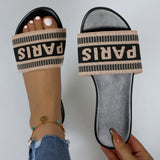 Ladies Casual Slides - Women's Beach Slippers Flats