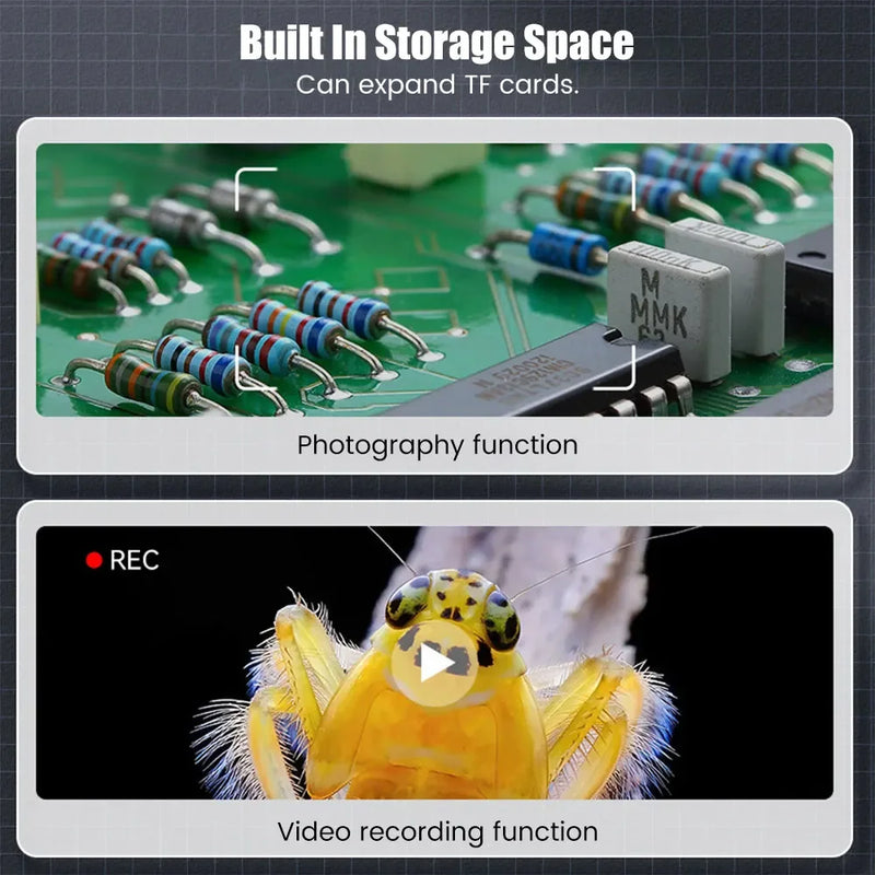 Handheld Digital Microscope - 1080P 500X Video Microscope