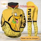 Disney Pluto and Goofy Hoodie and Leggings Set