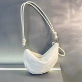 Crossbody Soft Leather Crescent Underarm Bag