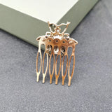 Metal Bee Hairpin - Ancient Alloy Butterfly Hair Comb - Jewelry Accessories