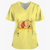 Winnie the Pooh 3D Scrub Tops