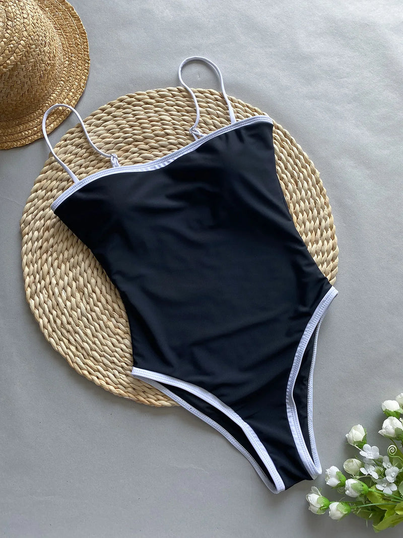 Ribbed Two-piece Bathing Suits - Summer Bikini Set