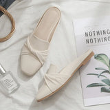 Beige Soft Skin Comfortable All Day Wear Mules