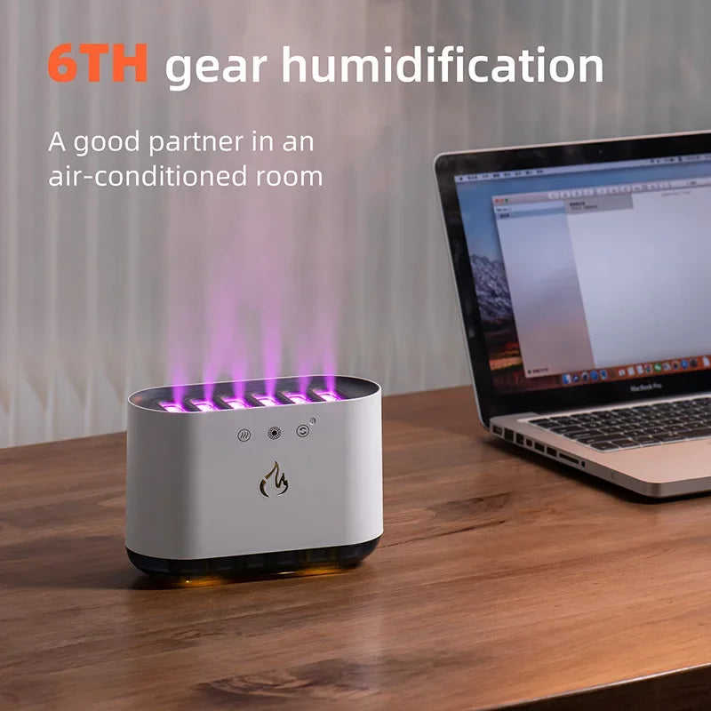 Dynamic Music Humidifier with Sound-Responsive Color Change – LED Light, USB Powered