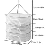 3-Tier Portable Mesh Herb Hanging Dryer