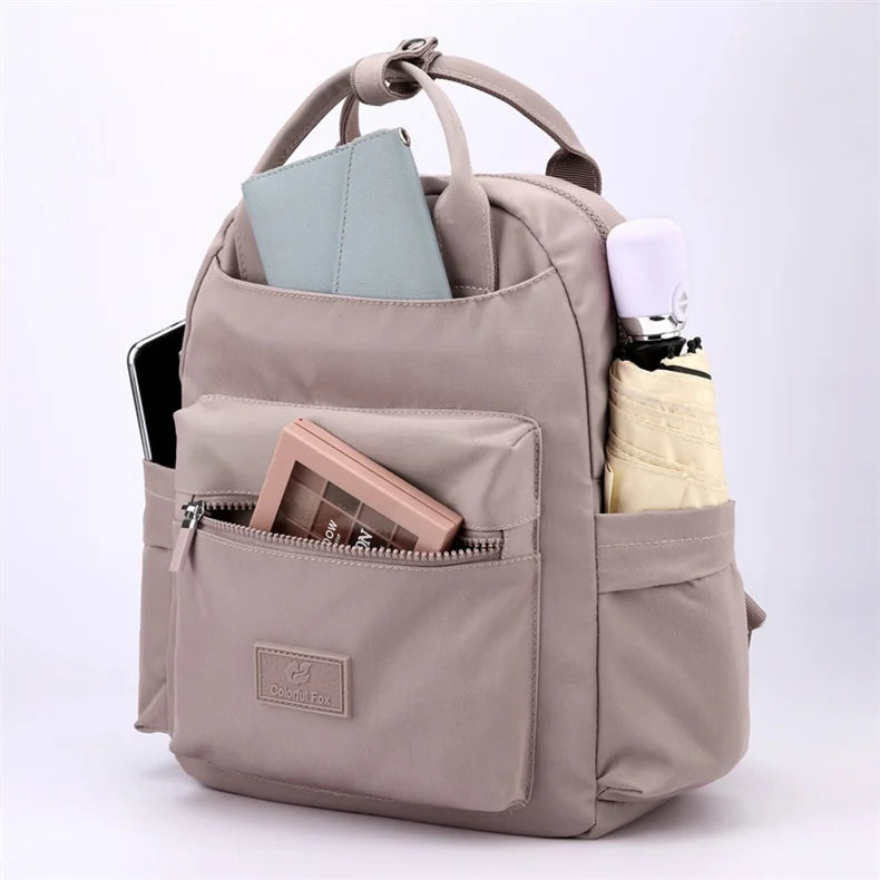 High Quality Women Laptop Backpack - Nylon Travel Bag