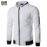 olid Color Zipper Long Sleeve Thin Jacket