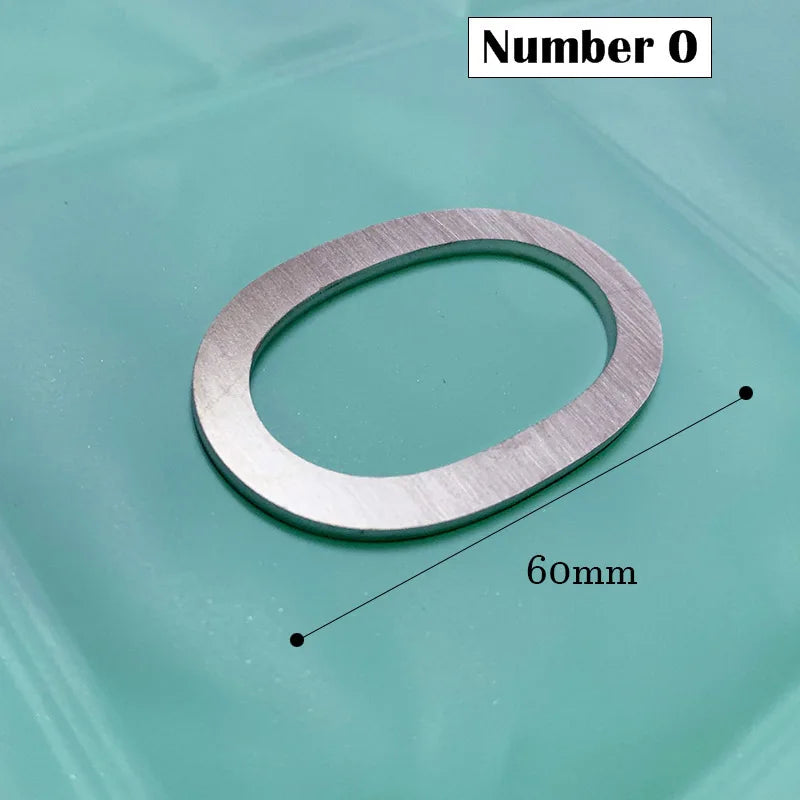 60mm Stainless Steel Self-Adhesive House Number Stickers