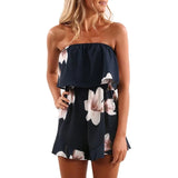 Floral Print Boho Playsuit