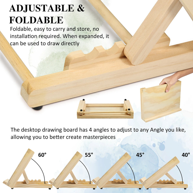 Wooden Adjustable Drawing Sketching Easel