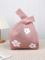 Handmade Knit Handbag - Mini Shoulder Bag