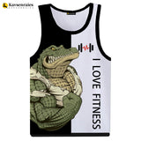 Men's Love Fitness Tank Top - 3D Printed Tank Tops 