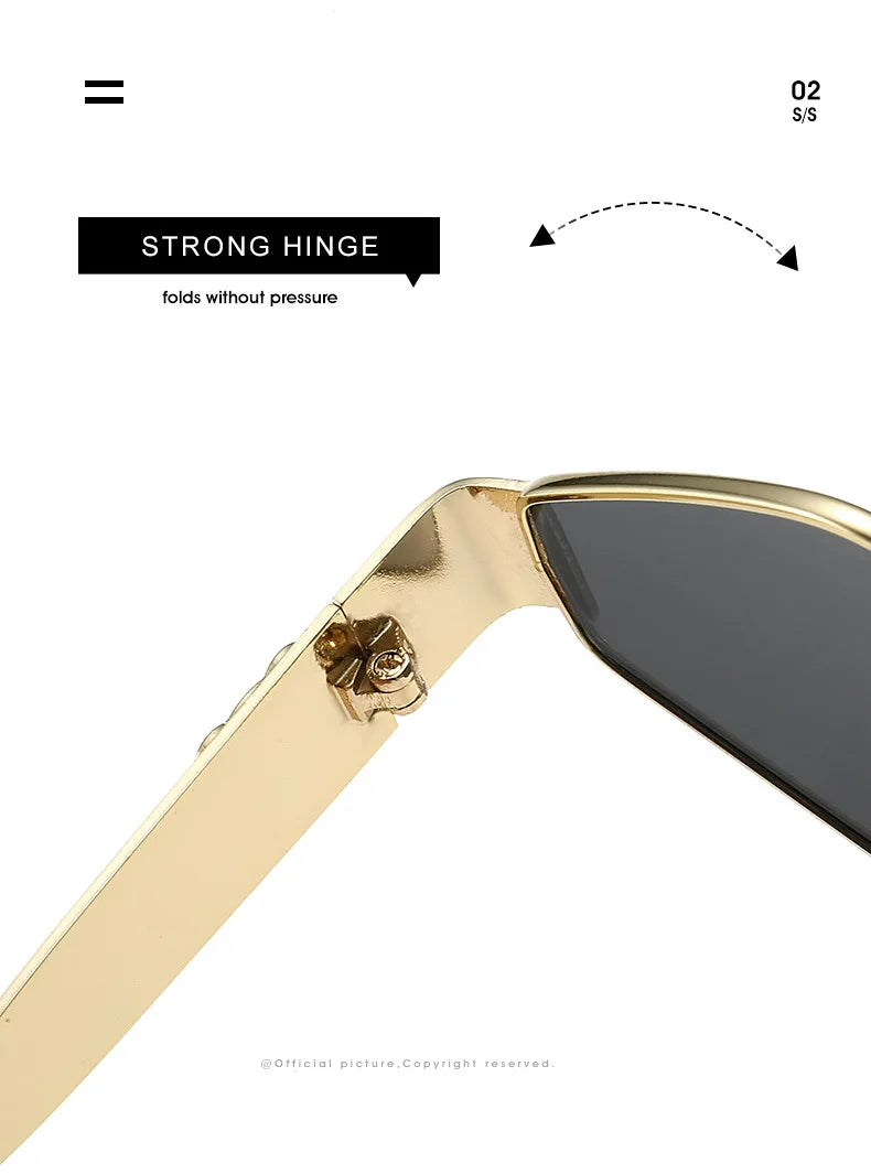 LeonLion Metal Frame Diamond 2024 Sunglasses