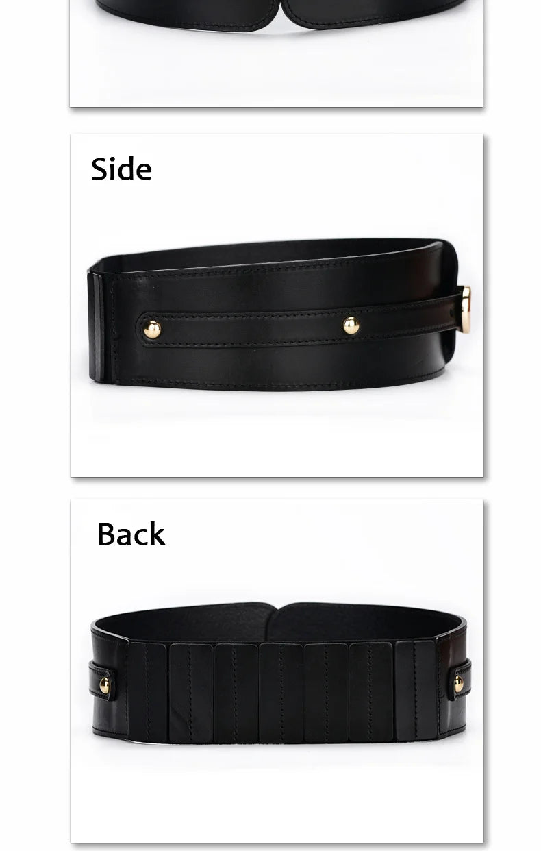 Corset Wide Leather Belt