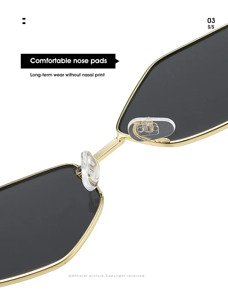 LeonLion Metal Frame Diamond 2024 Sunglasses