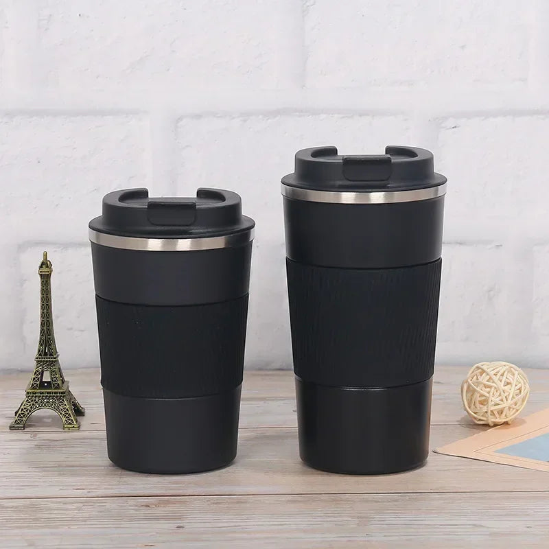 510ml Stainless Steel Coffee Cup Thermal Mug - Non-slip Travel Insulated Bottle