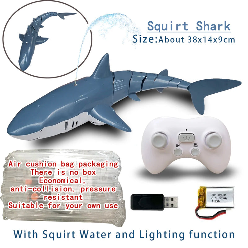 Robot Whale Shark Toy  - Remote Control Swimming Shark