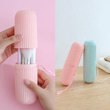 Travel Portable Toothbrush Cup and Toothpaste Holder