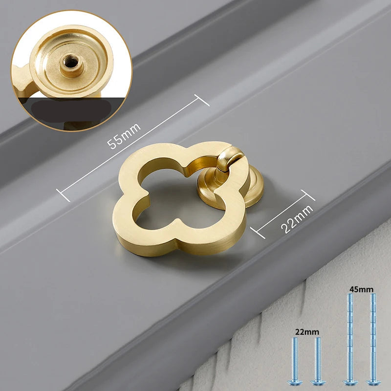 Gold Cabinet Pulls - Solid Zinc Alloy