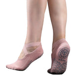 Women’s Yoga Socks Anti-Slip Bandage Sports Ladies Ballet Socks