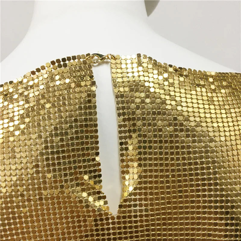 Metallic Sequin Tank Top