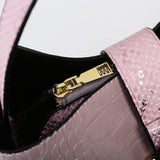 Soft Leather Luxury Designer Handbag - Crocodile Pattern