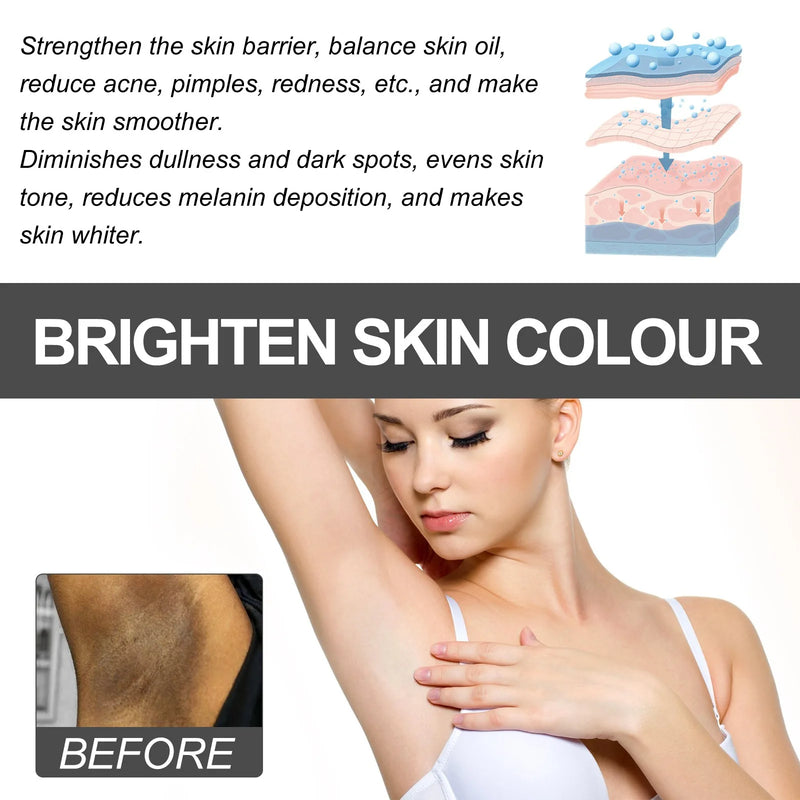 30ml Snow Bleach Frost Desalination Melanin Brightening Skincare for Underarms, Thighs, and Joints