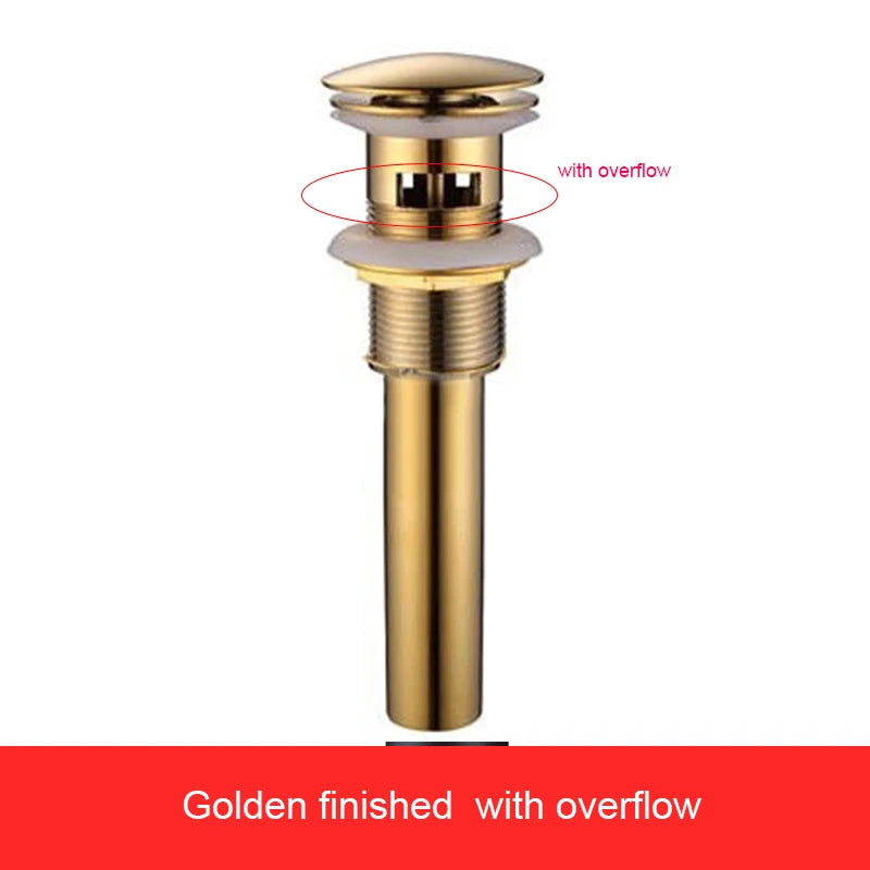 Brass Black Gold Basin Faucet