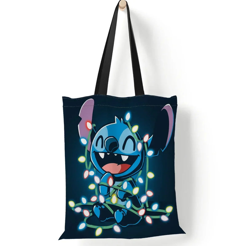 Stitch Disney Canvas Shoulder Bag