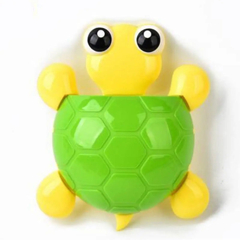 Cute Cartoon Tortoise Shaped Toothpaste Holder - Strong Suction Cup