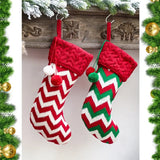 Knitted New Year Christmas Stocking