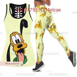 Daisy Duck Women's Cutout Tank Top + Leggings Set