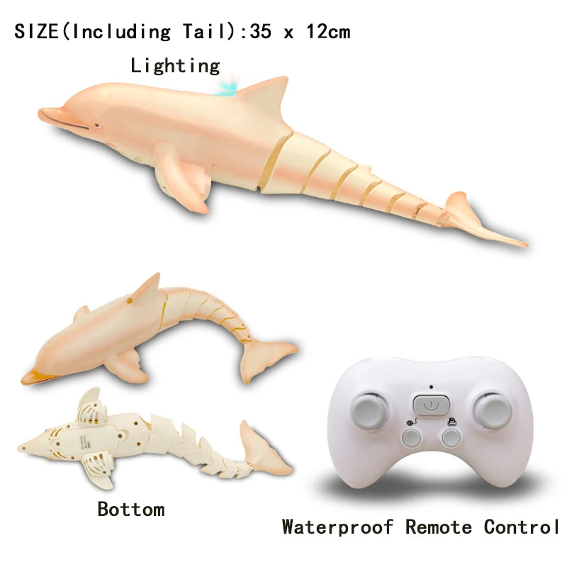 Robot Whale Shark Toy  - Remote Control Swimming Shark