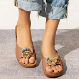 Flower Sandals Wedge Heels Summer Shoes for Women