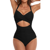 New One-Piece Hollowed Out Bikini Swimsuit